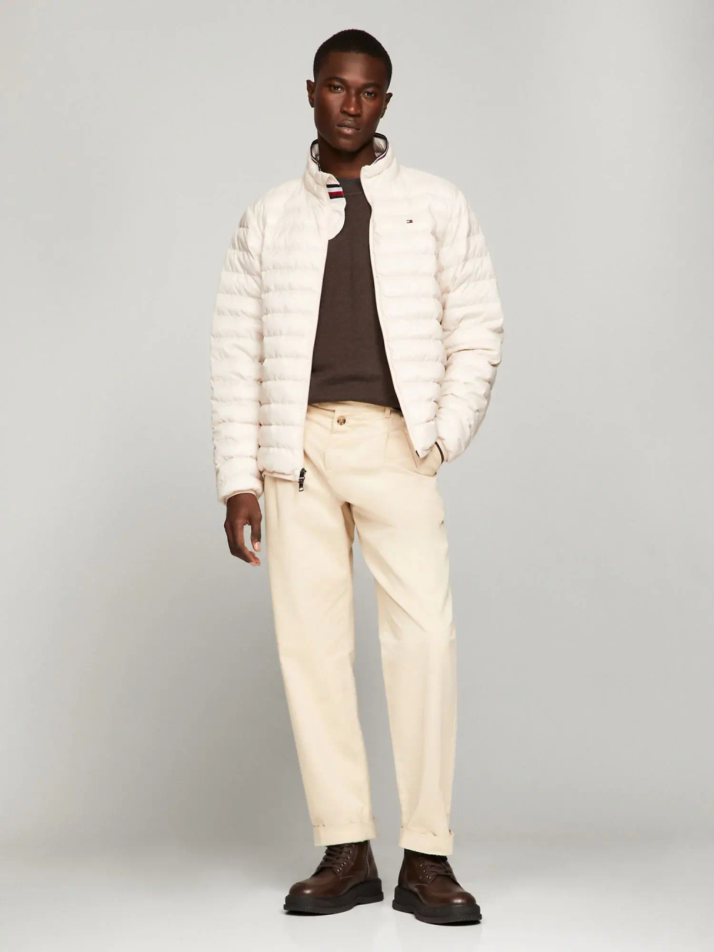 Утепленная куртка Tommy Hilfiger Lightweight Packable Creme