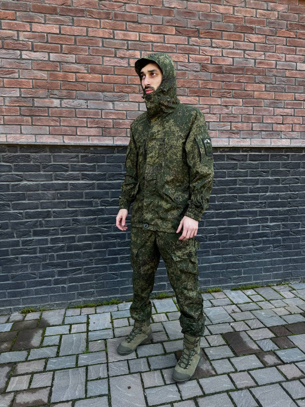 Костюм горка 6 весна-лето/зеленая цифра/панацея