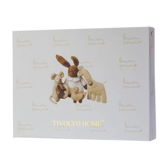 Детский набор полотенец  Lovely беджевый 2 предмета  TIVOLYO HOME Турция