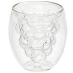 Стакан стеклянный с двойными стенками 230мл «Виноград»