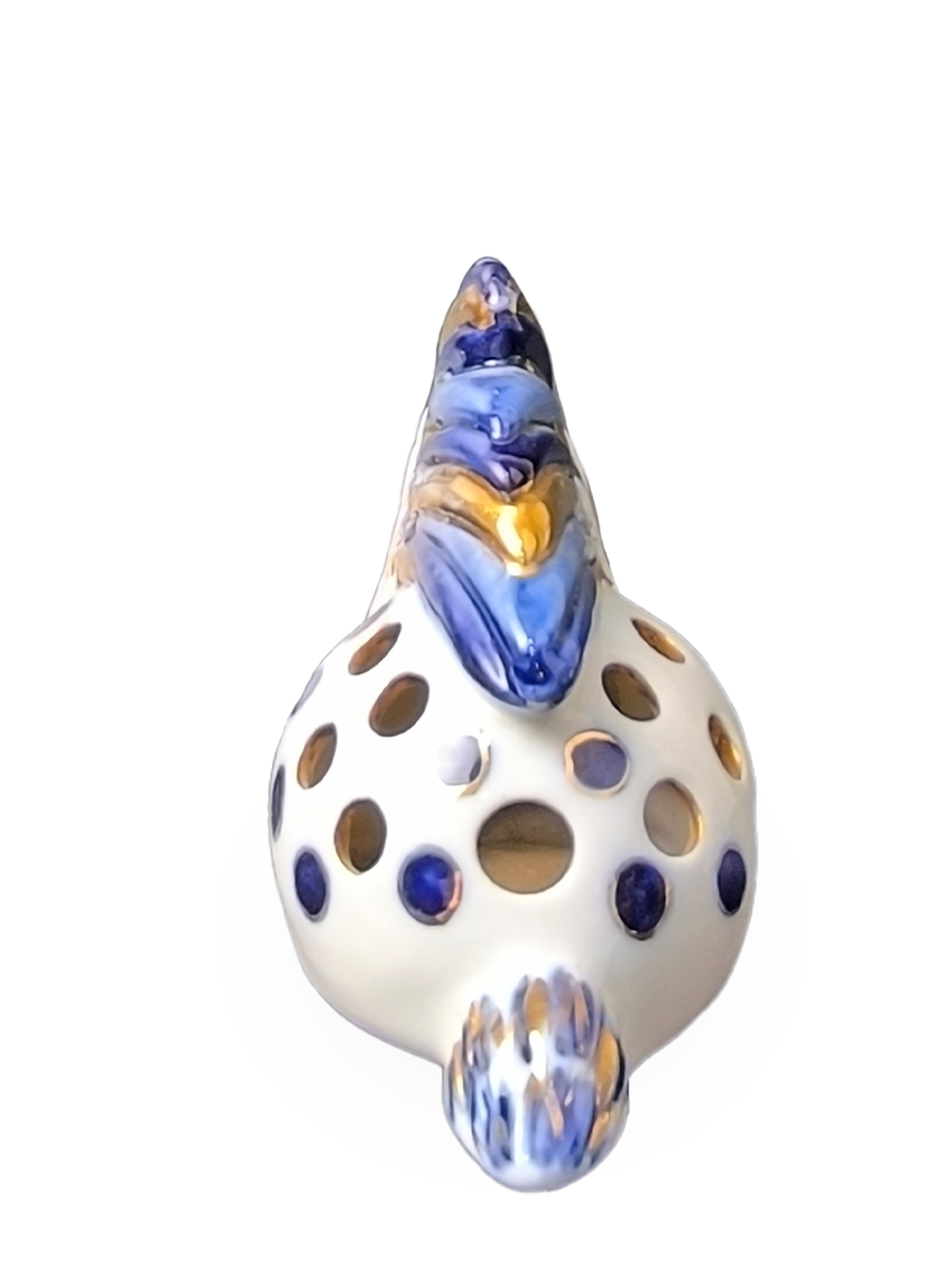 Фарфоровая статуэтка (карандашница) Дикобраз, ЛФЗ