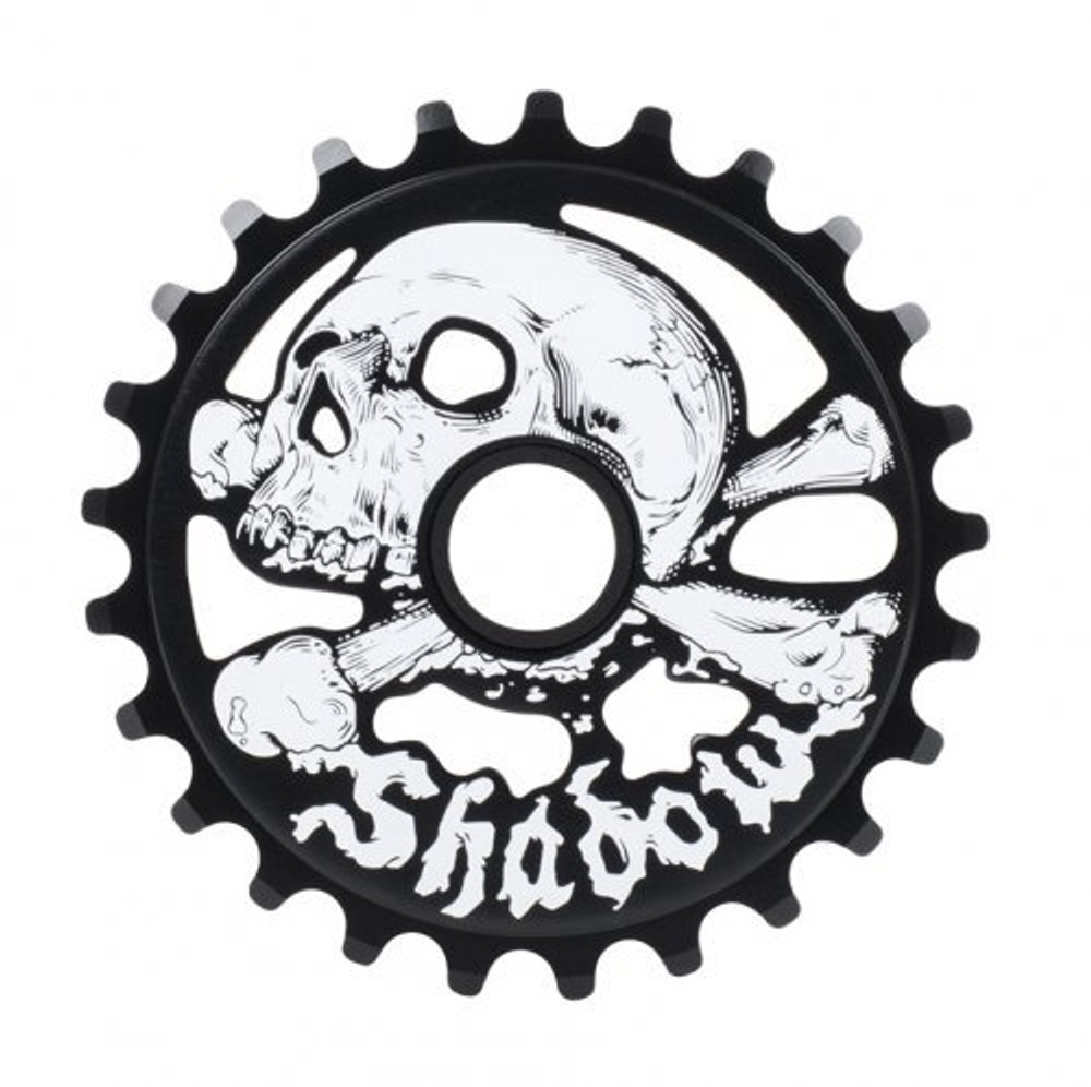 BMX звезда Shadow Cranium Sprocket Black 25T