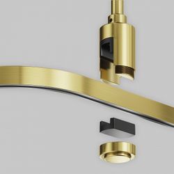 Трек накладной Maytoni Accessories for tracks Flarity TRX154-RC80-BS