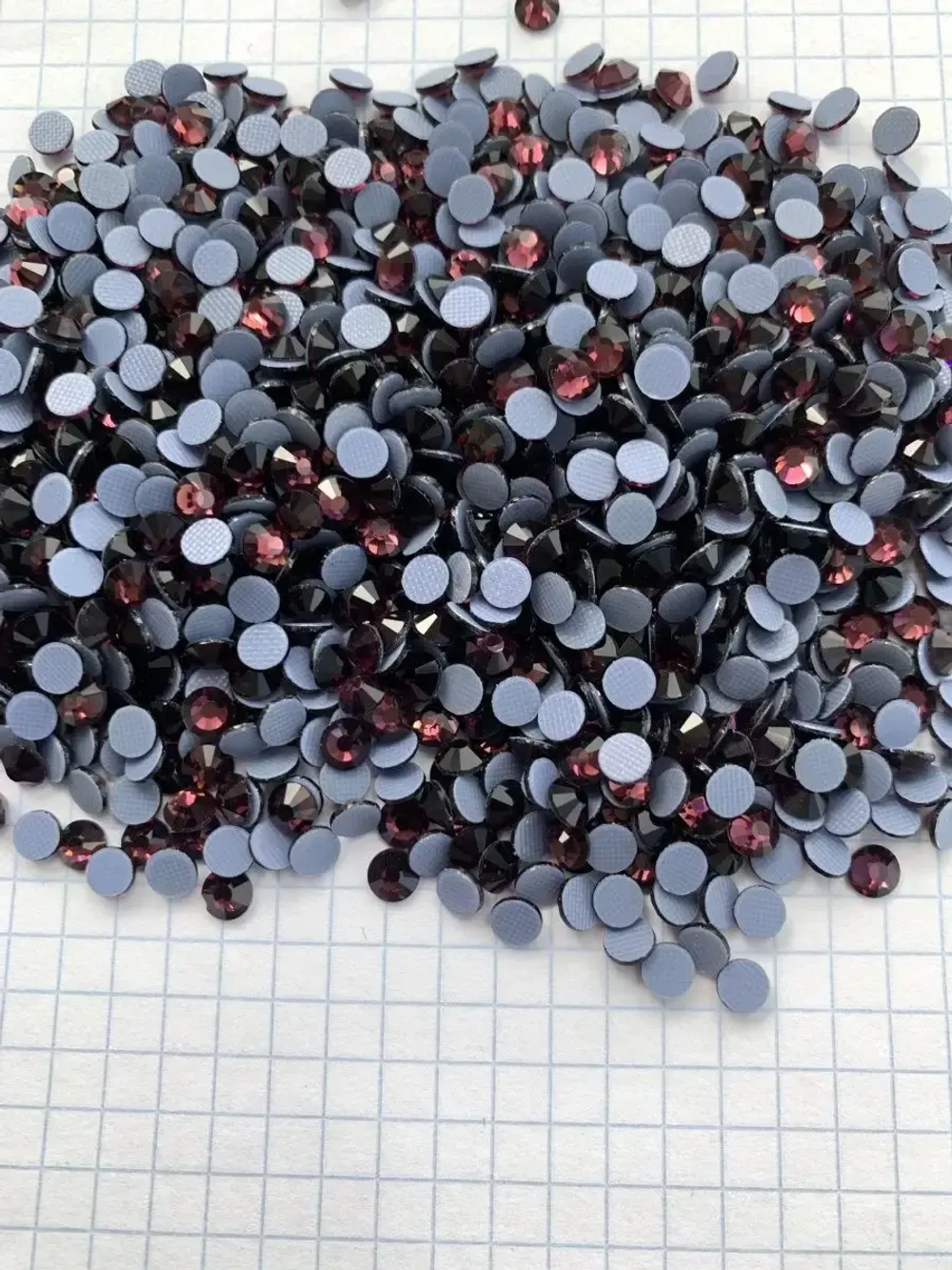 Стразы ss20 Amethyst стекло термоклеевые