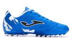 Children's JOMA Homer MG people grass field football shoes blue