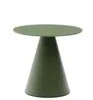 Приставной столик Wilshire Ø35х45 см зеленый, сталь, стекло