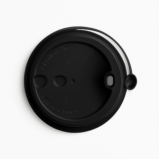 Крышка 80мм ЧЕРНАЯ с клапаном ПП Покров. Полимер 50 рук./1000 шт кор.