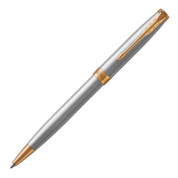 Parker Sonnet Core - Stainless Steel GT, шариковая ручка, M, BL