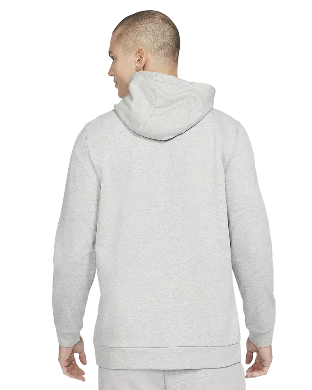 Мужская теннисная кофта Nike Dri-Fit Hoodie Full Zip M - dark grey heather/black