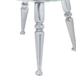 Банкетка Конте Мята Серебро