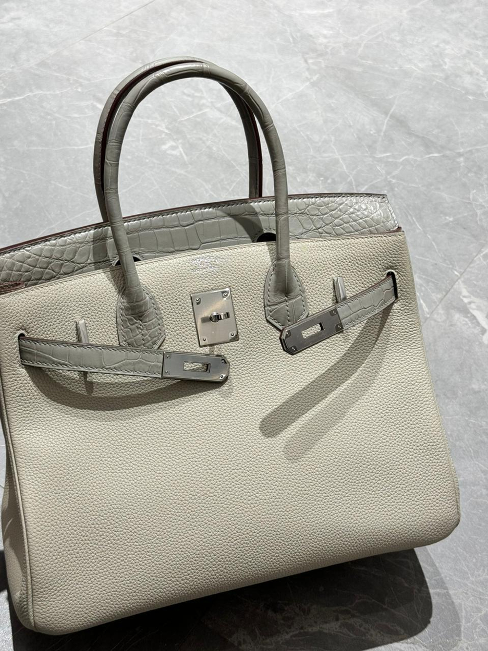 Сумка Hermes из кожи крокодила 30 см, арт. 468072111