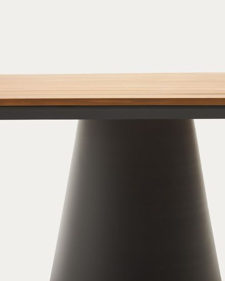 Tudons Садовый стол из алюминия серого цвета Испания La Forma