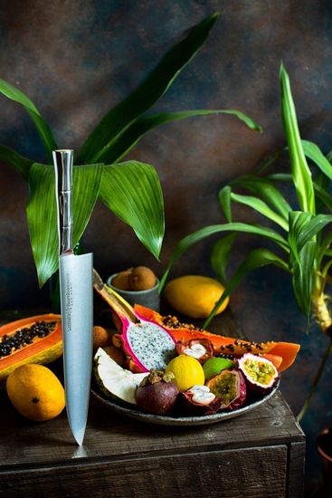 Нож кухонный Samura Bamboo Гранд Шеф 240 мм, SBA-0087/K