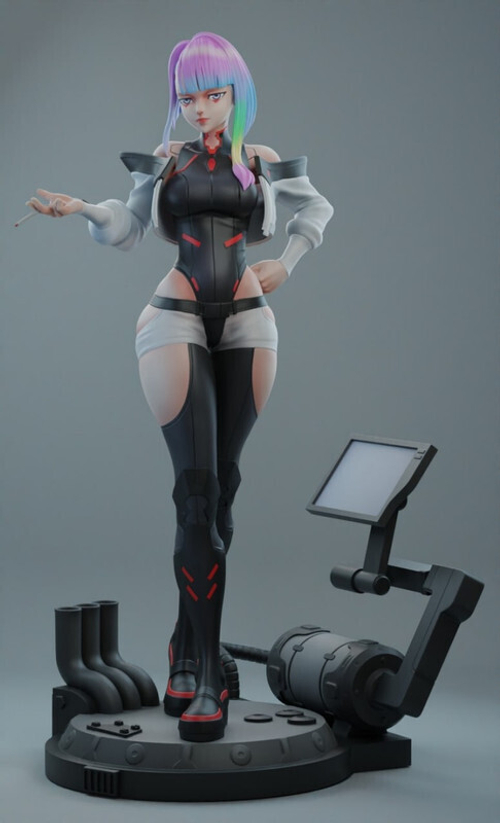 Люси lucy Lucyna Cyberpunk Киберпанк Коллекционная Фигурка Аниме