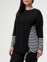 Блузка кофта повседневная с узлом