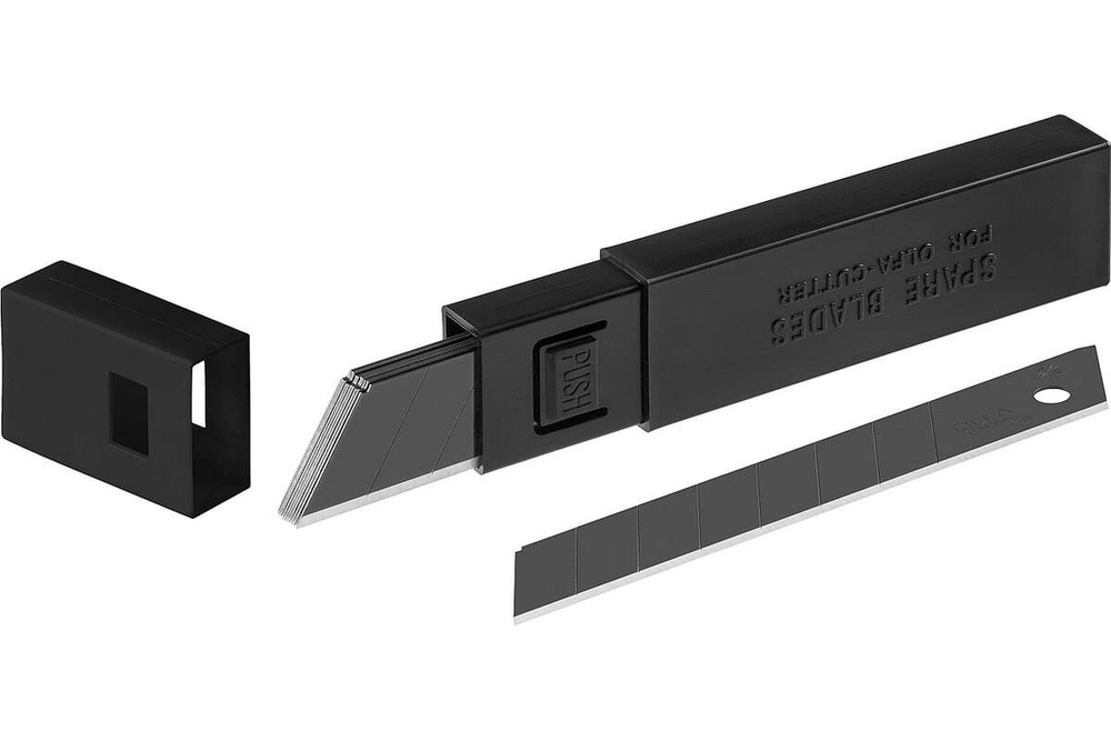 Сегментированные лезвия OLFA Excel Black 18х100х0.5 мм, 10 шт OL-LBB-10B