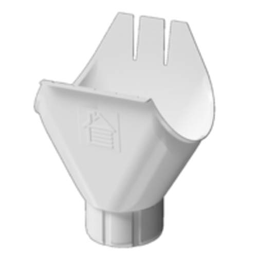 Docke STAL PREMIUM Воронка желоба 125/90 (Пломбир 9010)