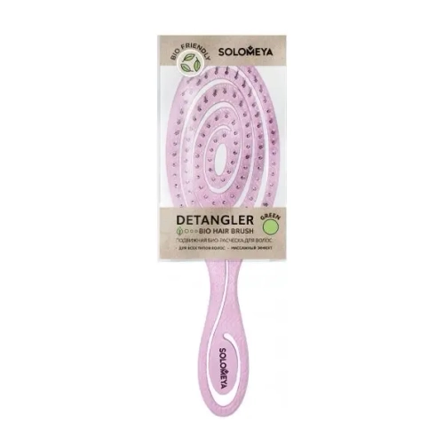 Solomeya Detangling bio hair brush подвижная био-расческа для волос