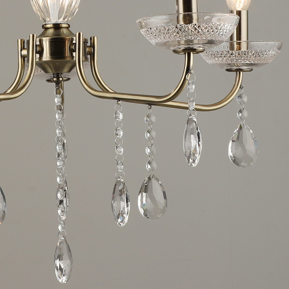 Люстра потолочная Reluce E14  03807-0.4-05 AB