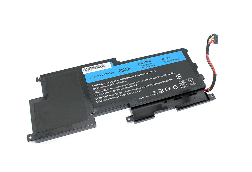 Аккумуляторная батарея для ноутбука Dell XPS 15-L521x?XPS L521x (W0Y6W) 11.1V 5700mAh OEM