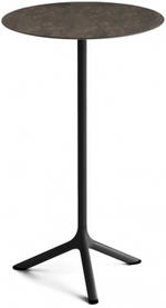 Стол ламинированный барный складной Scab Design Tripe Folding, черный, кортен