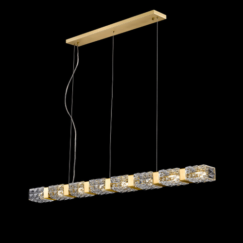 Подвесной светильник Cloyd CORUND-A P8 / шир. 116 см - латунь (арт.10928)