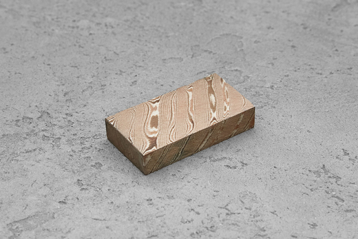 Мокуме твист, брусок 44x23x8,0мм, 74г