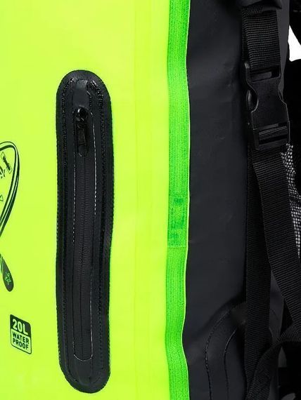 Гермо-рюкзак Sargan Скелетон ПРО+SUP с внешним карманом 20 л желтый