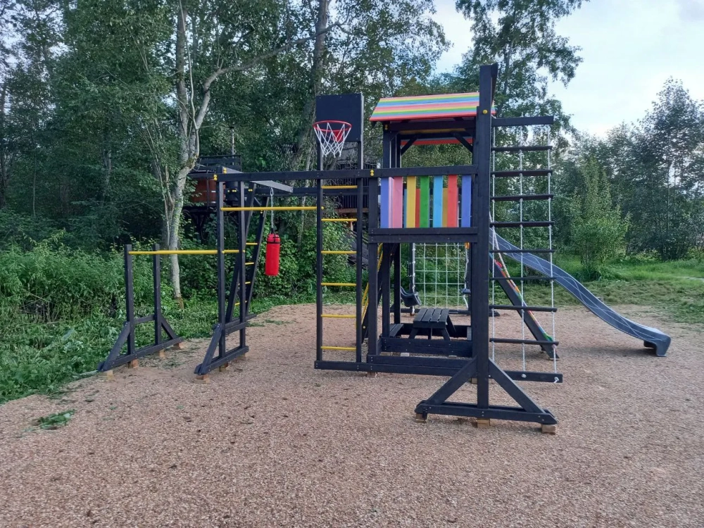 Детская площадка Савушка 2 (BLACK EDITION)