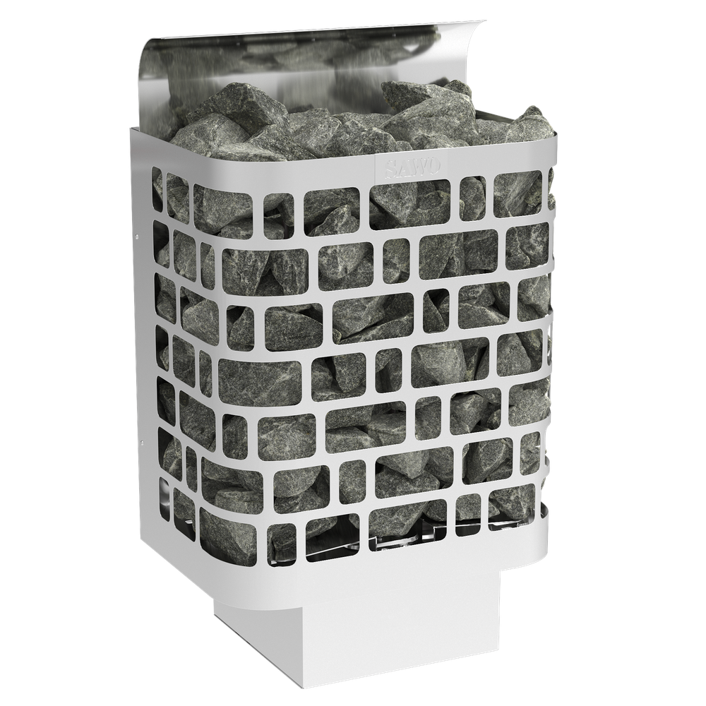 SAWO Электрическая печь Krios настенная, 9,0 кВт, нерж. сталь, артикул KRI-90NS-P, выносной пульт (пульт и блок мощности докупаются отдельно)