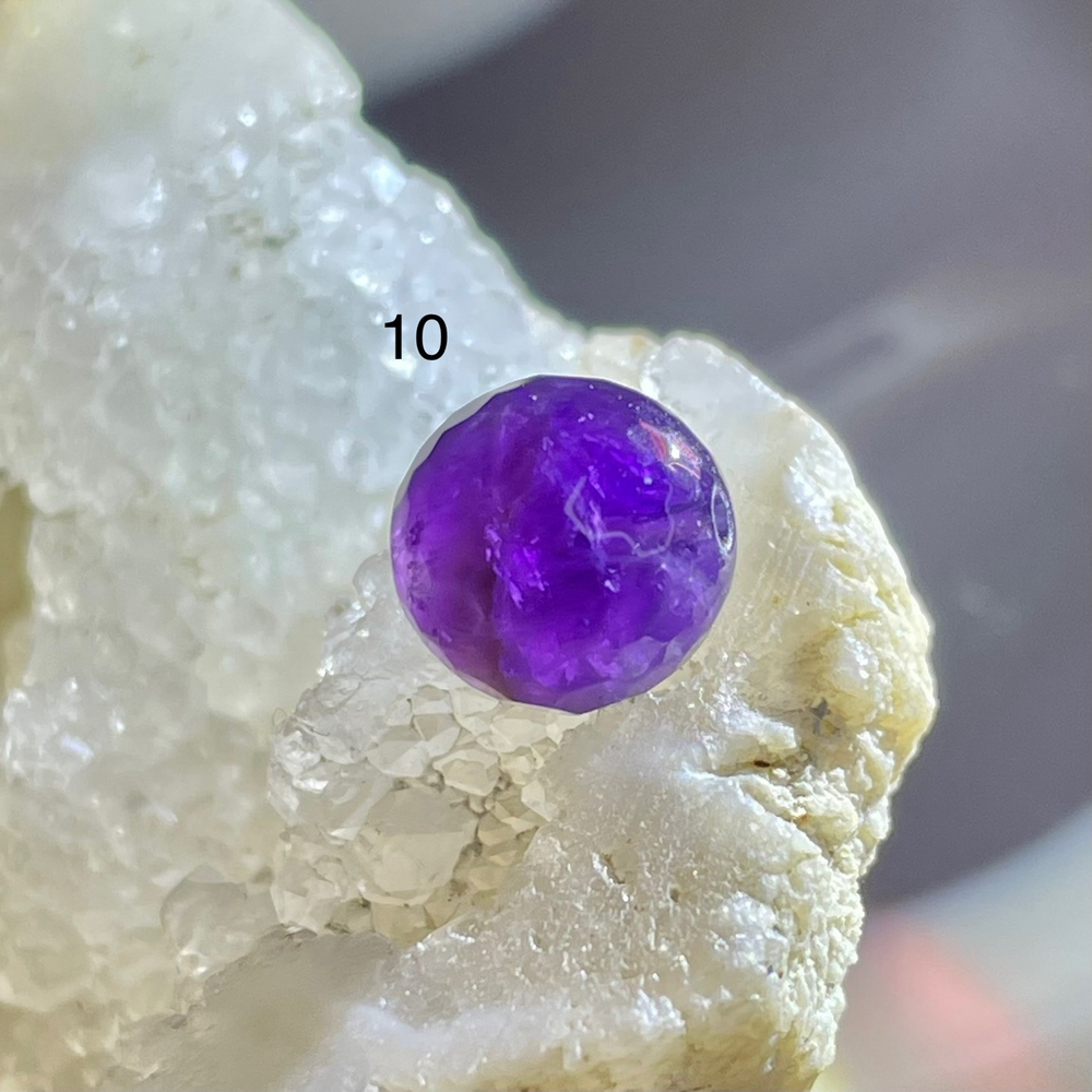 54626  Аметист АА Бусина 10мм огр