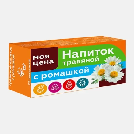 Травяной напиток Моя цена ромашка 20пак 30г