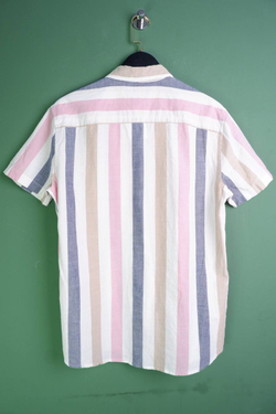 Рубашка Colin's в полоску, маркировка М, визуально 48 размер