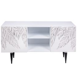 Тумба под ТВ Тропик 117см Классика Айс Найт Сильвер