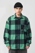 Рубашка Codered Harbor Wide Зеленый Бледный/Нэви