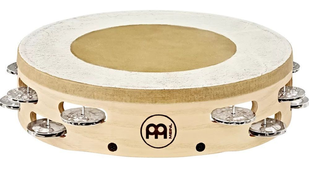 Тамбурин 10" Artisan Edition, Двухрядный, Джинглы Смешанные, Кожанная Мембрана Meinl Ae-Atah2S