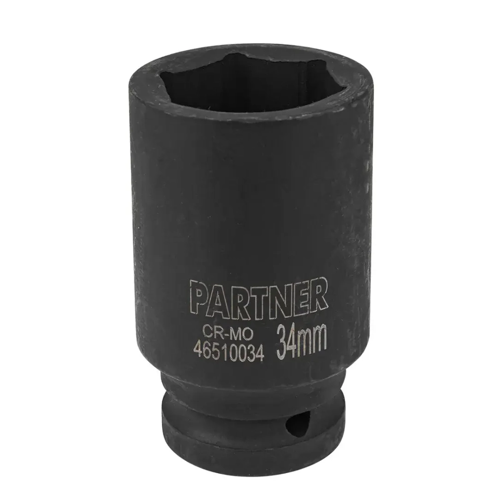 Головка ударная глубокая 34мм (6гр),3/4'' Partner PA-46510034
