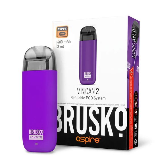 BRUSKO Minican 2 (400 mAh) Purple