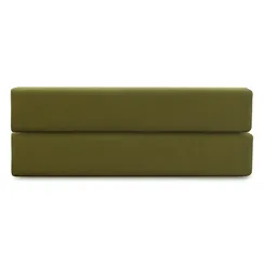 Простыня на резинке из премиального сатина светло-серого цвета из коллекции essential,  160х200х30 с