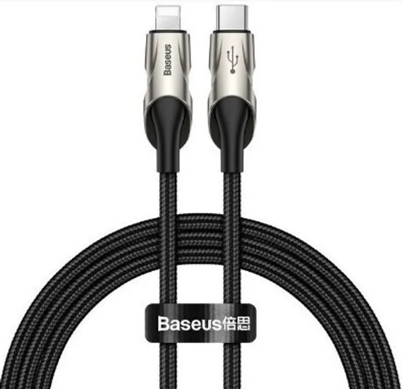 Кабель Baseus Fish eye Cable Type-C For IP 1m Black (CATLYY-01)