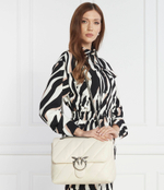 Кожаная сумка через плечо LOVE BIG PUFF CL SHEEP NAPPA Pinko - кремовый(100037 A0F2)