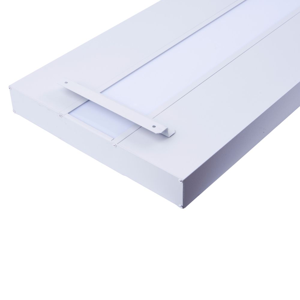 ULO-K16B 2x22W-4000K-L100 5W-3000K IP44 LIGHT GREY Светильник линейный светодиодный подвесной с фоновой подсветкой. Белый свет 4000К. Алюминий. Цвет светло-серый. TM Uniel