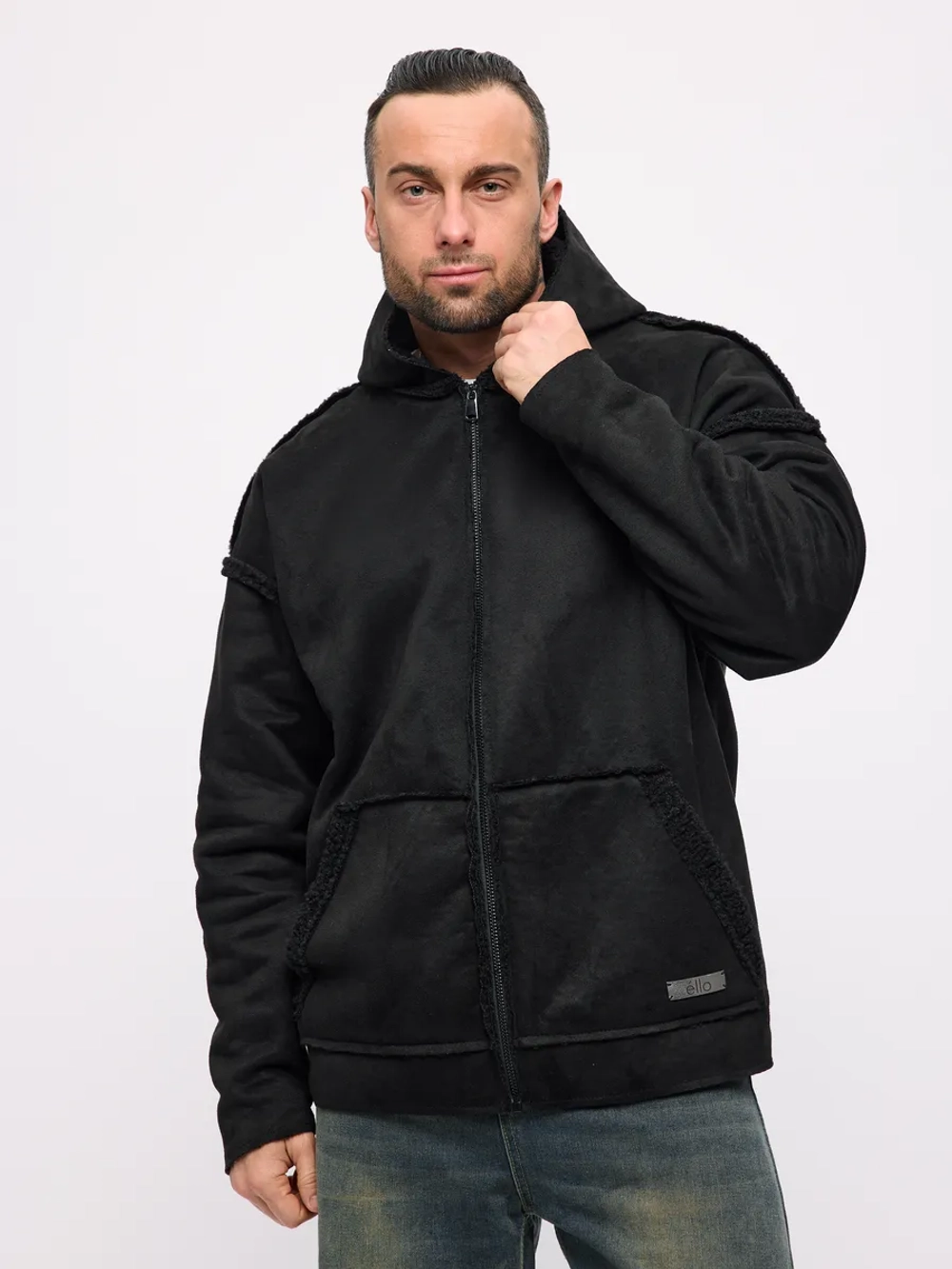 Зип Худи с начесом и мехом