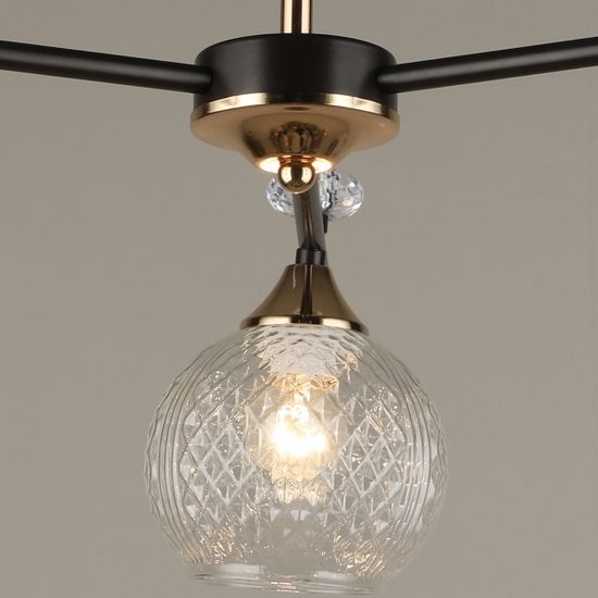 Люстра потолочная Reluce E27 04892-0.3-03 COFFEE+FGD