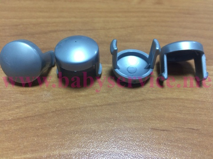 Кнопка ручки Peg-Perego Culla серая