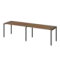Бенч линейный на 2 рабочих места АМБЛ-003  2800x730x760 Арго-М