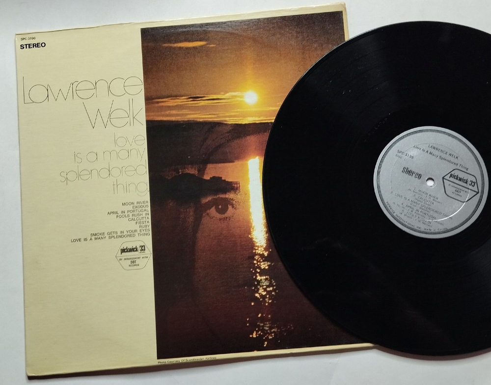 Винтажная виниловая пластинка LP Lawrence Welk Love Is A Many Splendored Thing (Canada 1972)