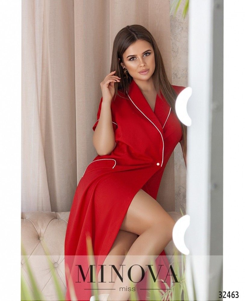 Платье 567н-красный Minova