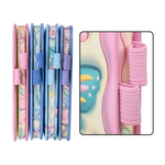 Блокнот Basir, формат А6, серия "Бабочки", мягкая обложка, 80 листов, размер 16*10.7 см