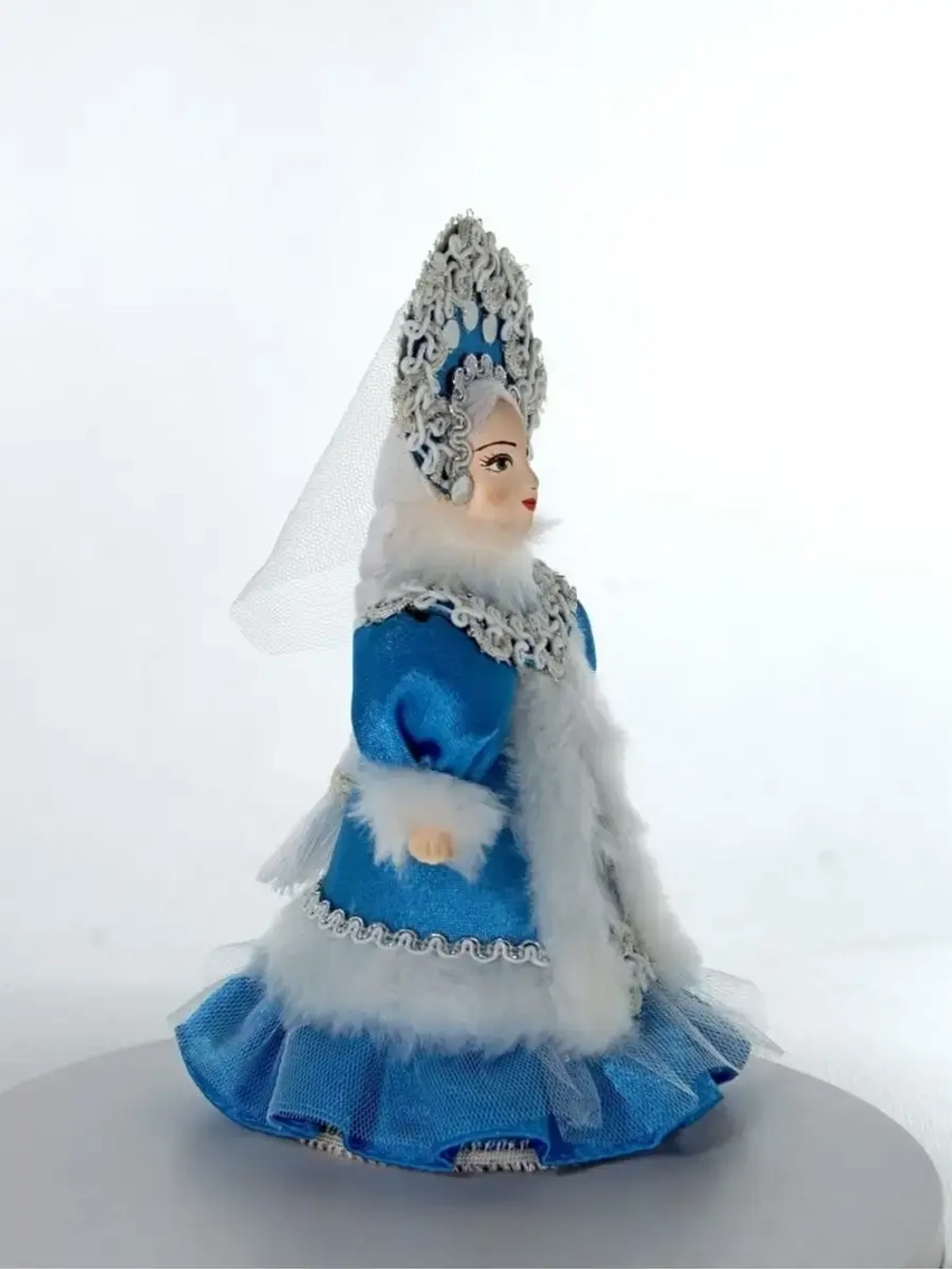 Кукла фарфоровая Снегурочка, 16 см